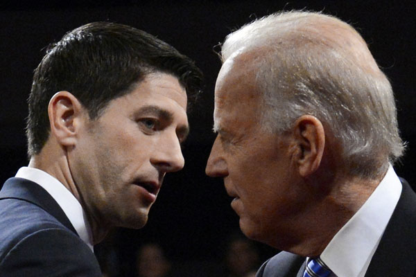 Paul Ryan and Joe Biden