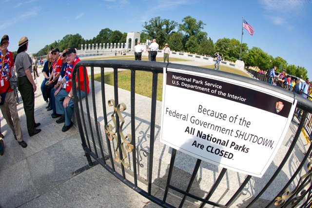 World War II Memorial (Credit: KAREN BLEIER/AFP/Getty Images/Newscom)